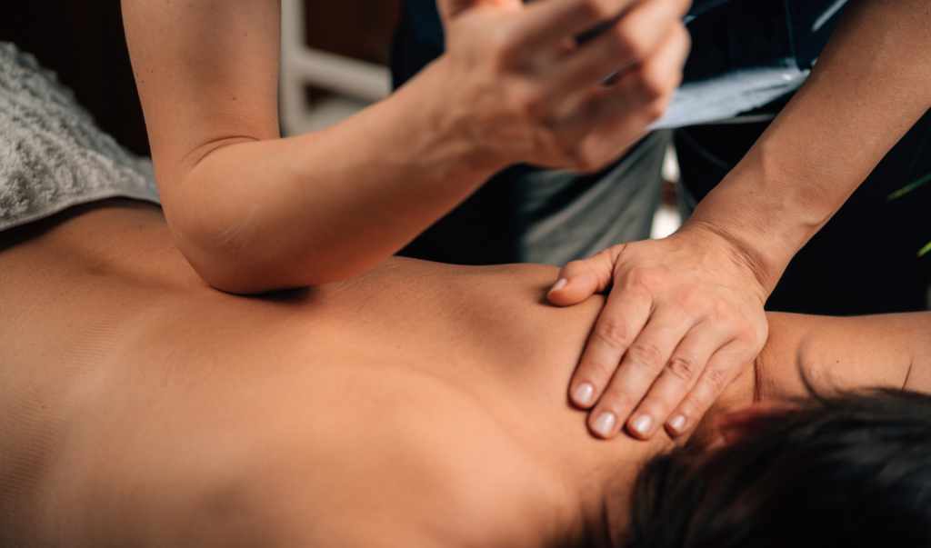 Mobilní masáže – typy masáží – hloubková masáž